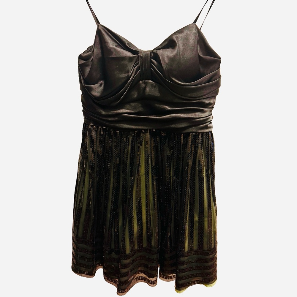 Blondie Nites Black and Pink Label Dress